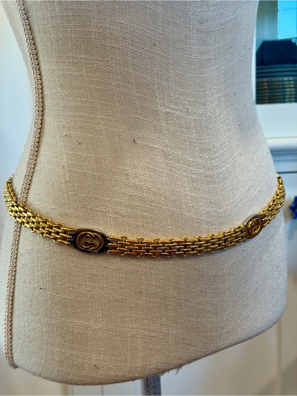 Gucci Gold-Tone Double G Pendant Chain Necklace - Picture 7 of 12